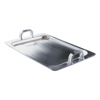 AMCOOK Teppanyaki-Platte, mit Deckel 44,5 x 23,5 x 5,5 cm